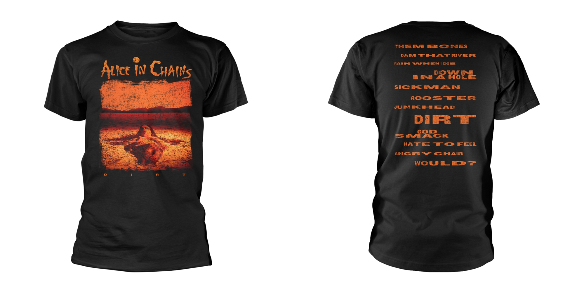 ALICE IN CHAINS - T-SHIRT, DISTRESSED DIRT