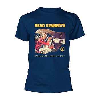 DEAD KENNEDYS - T-SHIRT, IN GOD WE TRUST (NAVY)