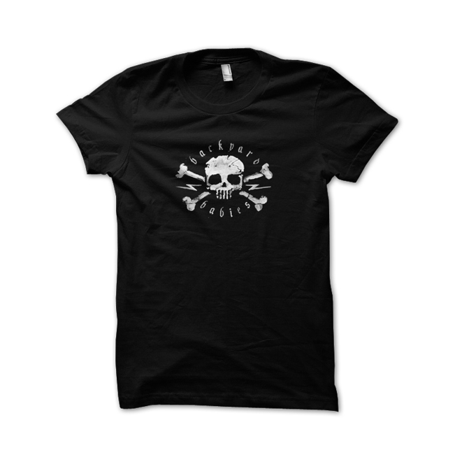 BACKYARD BABIES - BARN T-SHIRT, SKULL -15