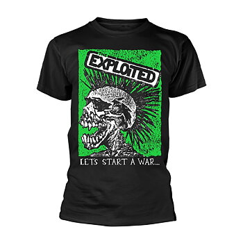 THE EXPLOITED - T-SHIRT, LET'S START A WAR (SKULL)