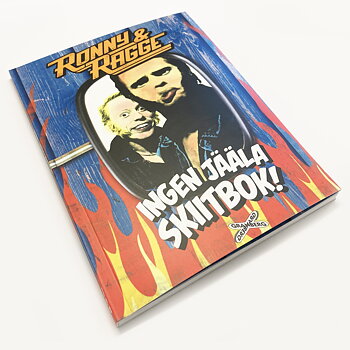 RONNY & RAGGE - INGEN JÄÄLA SKIITBOK (BOK), SIGNED