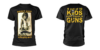 PEARL JAM - T-SHIRT, CHOICES