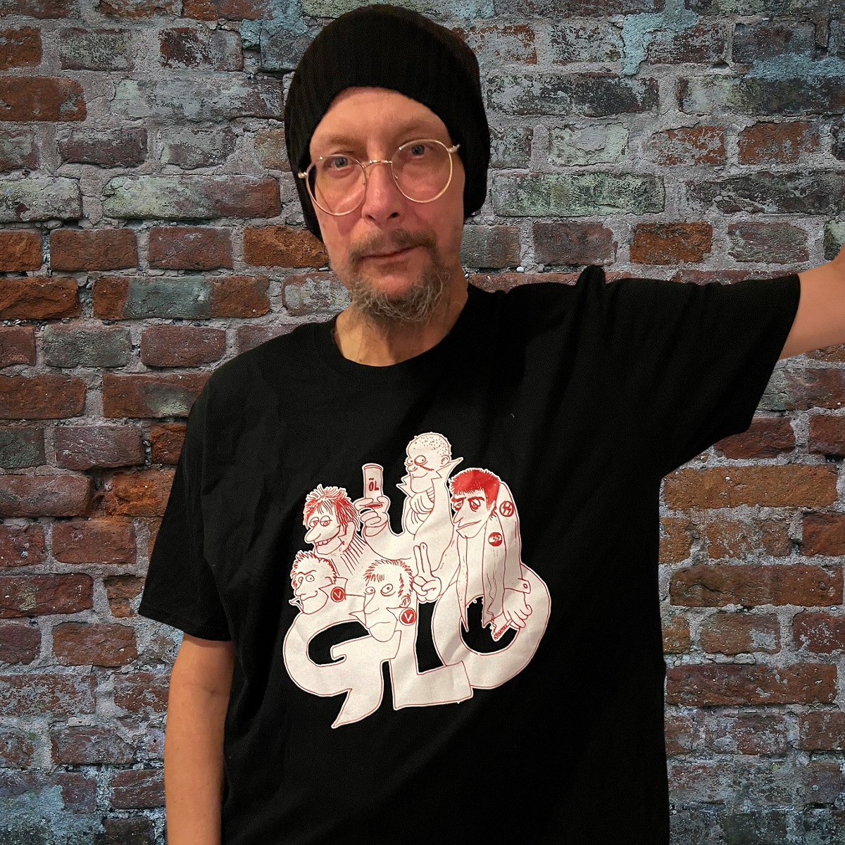 GLO - T-SHIRT, CARTOON