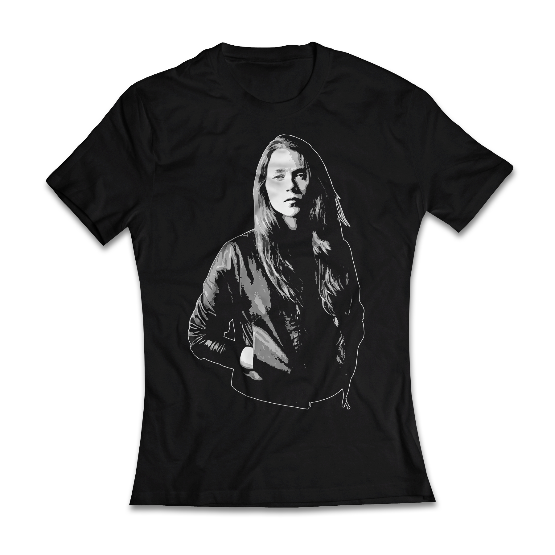 MELISSA HORN - LADIES T-SHIRT, PORTRAIT