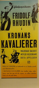 KRONANS KAVALJERER (POSTER)