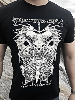 THE UNGUIDED - T-SHIRT, DARK METAMORPHOSIS (WHITE)