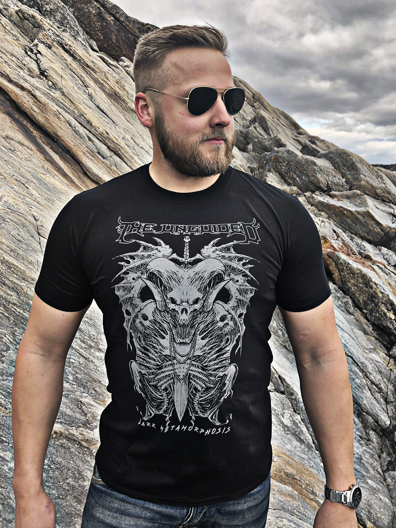 THE UNGUIDED - T-SHIRT, DARK METAMORPHOSIS (GREY) - 2