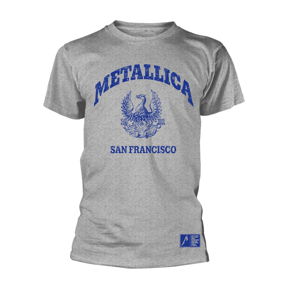 METALLICA - T-SHIRT, COLLEGE CREST