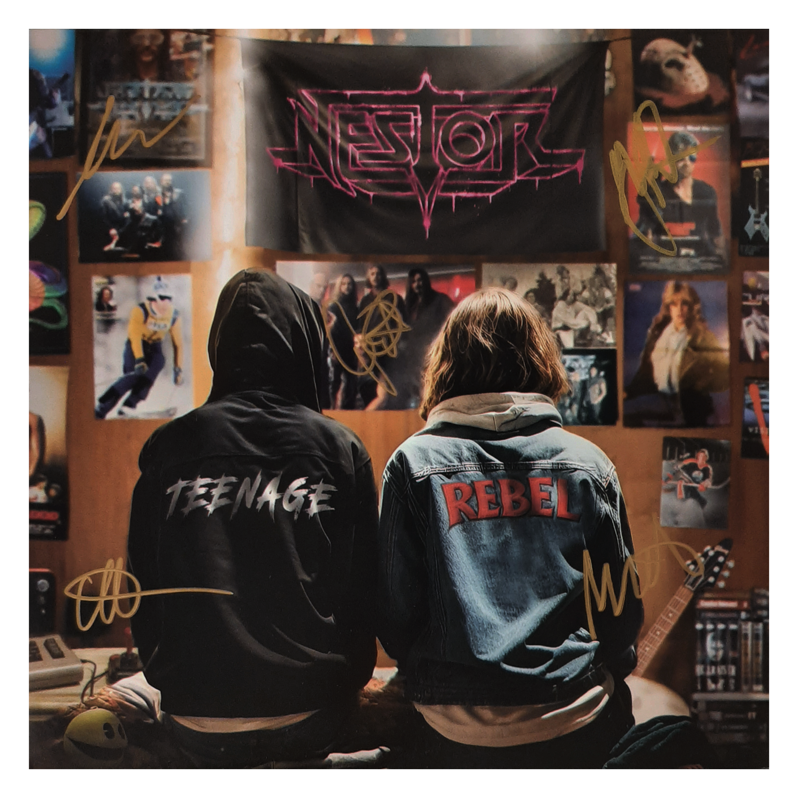 NESTOR - TEENAGE REBEL VINYL LP (SIGNED) - 2
