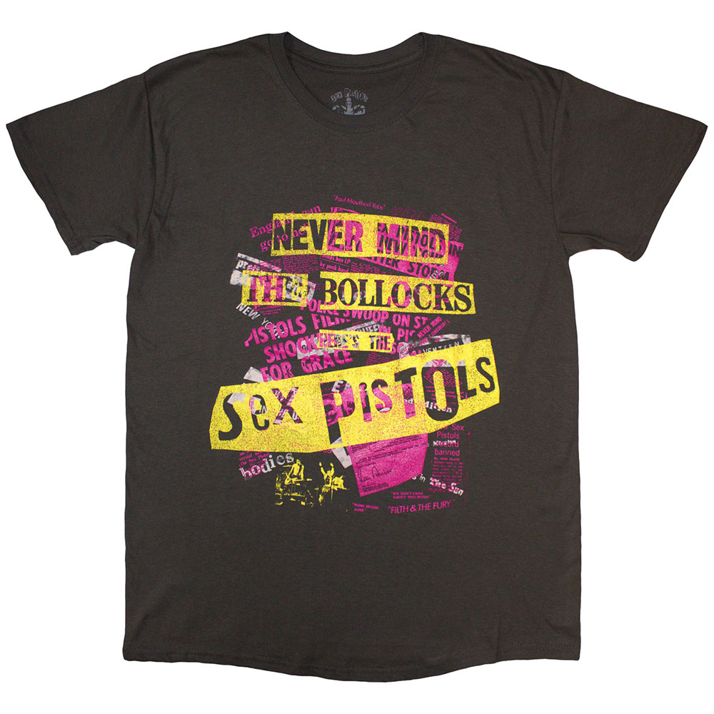 SEX PISTOLS - T-SHIRT, NMTB TEXT OVERLAY - 2
