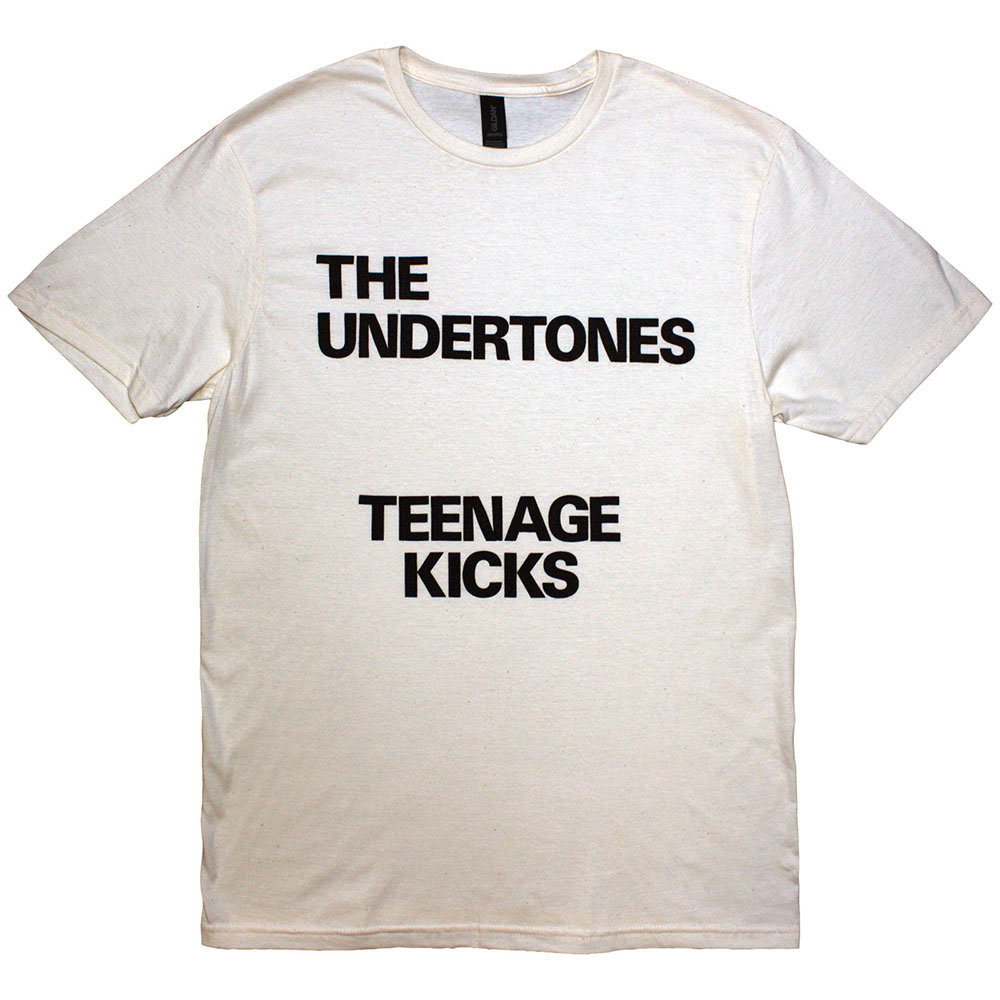 UNDERTONES, THE - T-SHIRT, TEENAGE KICKS TEXT - 2