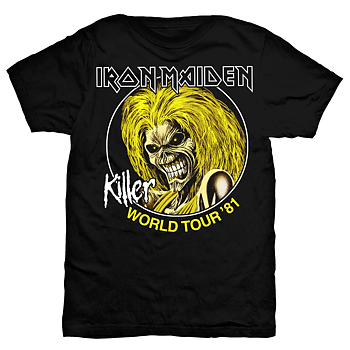 IRON MAIDEN - T-SHIRT, KILLER WORLD TOUR 81