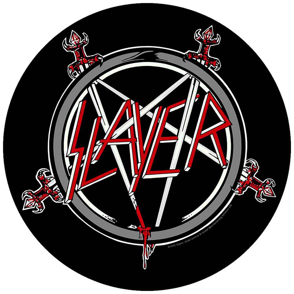 SLAYER -BACK PATCH, PENTAGRAM - 2