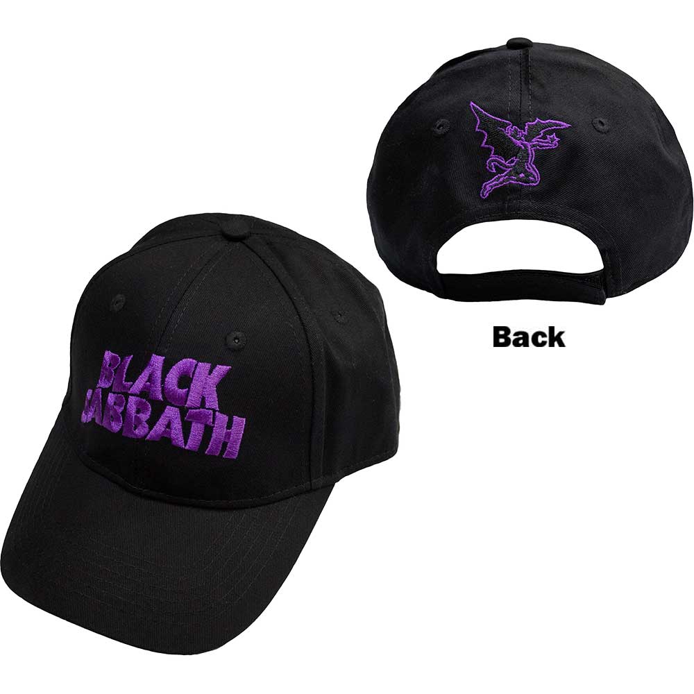 BLACK SABBATH - BASEBALL CAP, DEMON & LOGO - 2