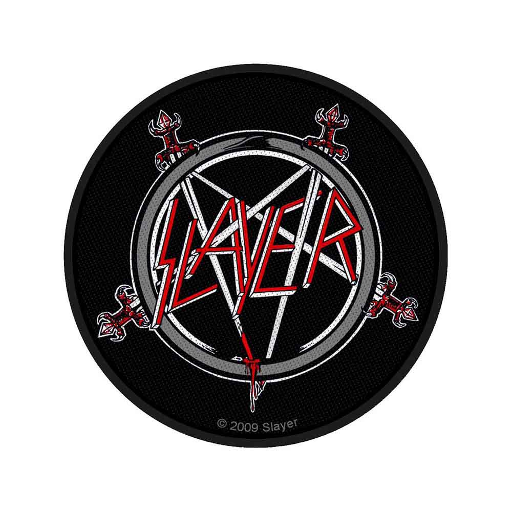 SLAYER - PATCH, PENTAGRAM - 2