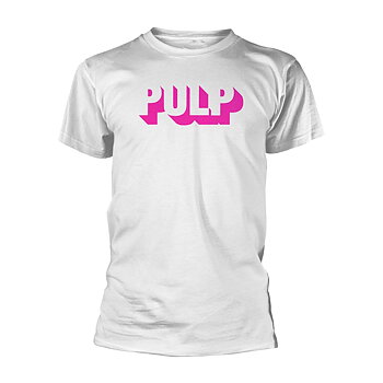 PULP - T-SHIRT, THIS IS HARDCORE LOGO (WHITE)