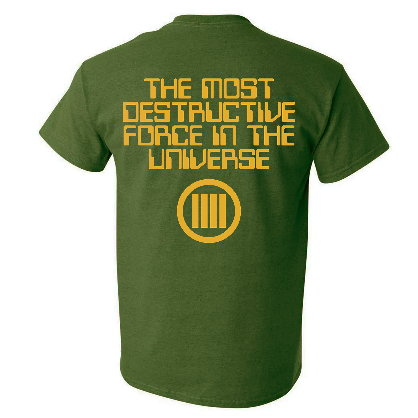 F.K.Ü - T-SHIRT, BLACK HOLE HELL (GREEN) - 3
