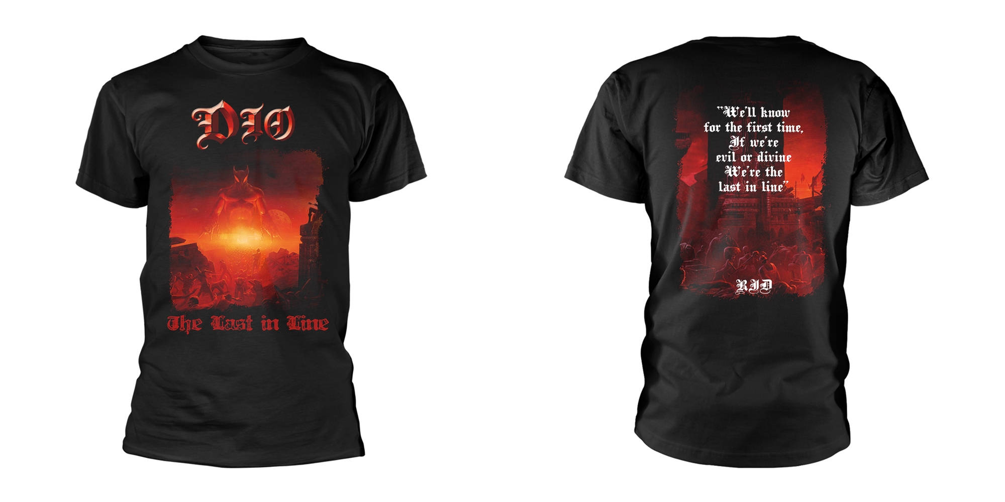 DIO - T-SHIRT, THE LAST IN LINE