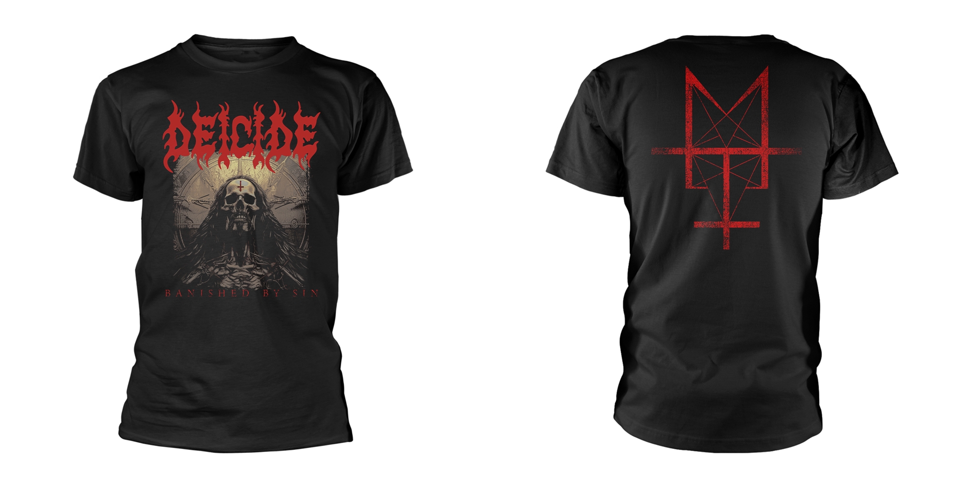 DEICIDE - T-SHIRT, BANISHED BY SIN