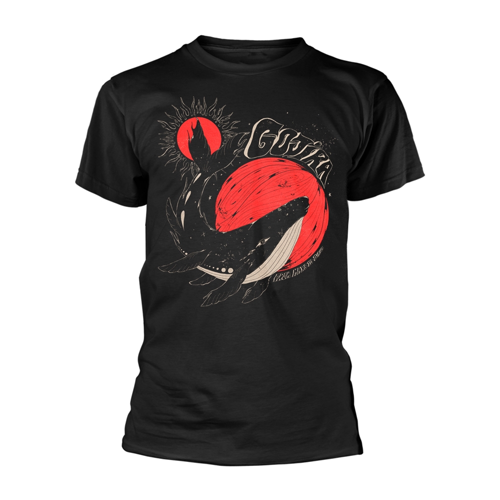 GOJIRA - T-SHIRT, WHALE SUN MOON (BLACK ORGANIC)