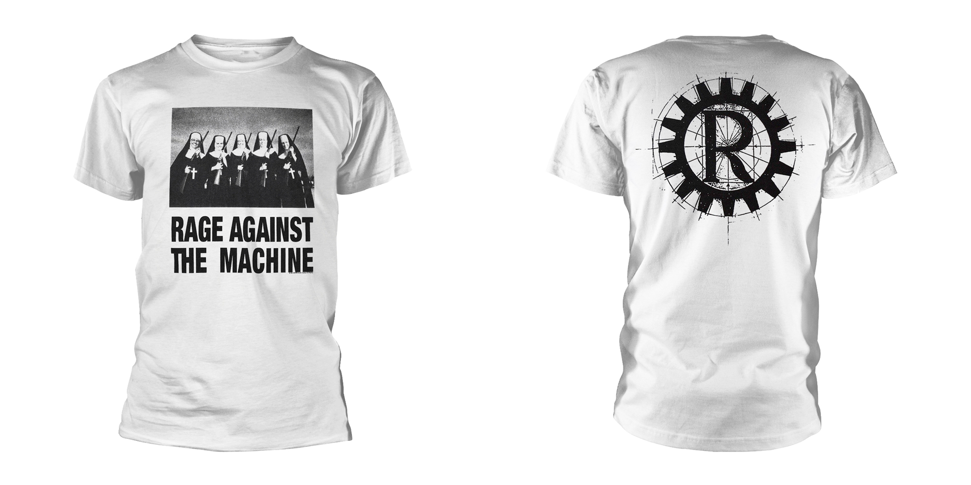 RAGE AGAINST THE MACHINE - T-SHIRT, NUNS AND GUNS
