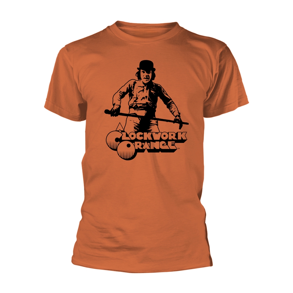 A CLOCKWORK ORANGE - T-SHIRT, ORANGE TEE CANE