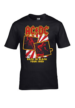 AC/DC - T-SHIRT, BACK IN BLACK TOUR 1980