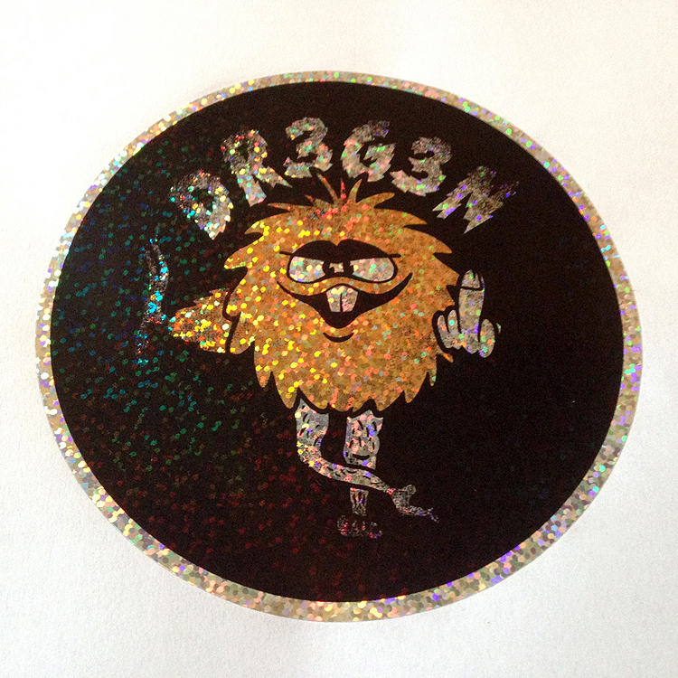 DREGEN - METAL FLAKE STICKER, TROLL - 2