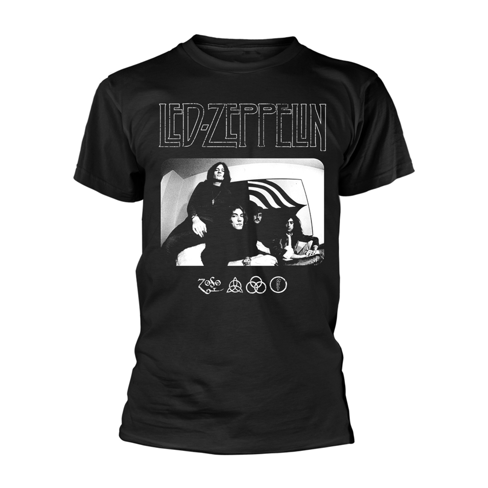 LED ZEPPELIN - T-SHIRT, ICON LOGO PHOTO