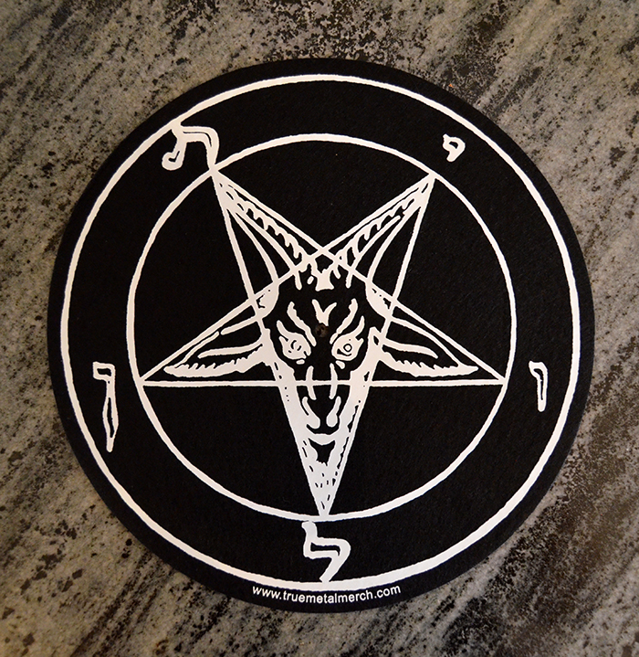 Baphomet Pentagram - Slipmat - True Metal Merch