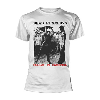 DEAD KENNEDYS - T-SHIRT, HOLIDAY IN CAMBODIA (WHITE)