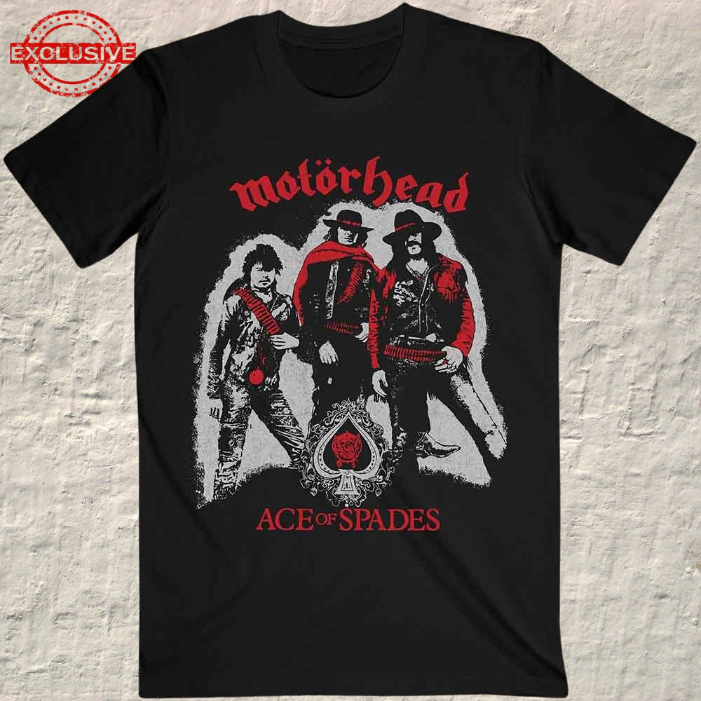 MOTORHEAD - T-SHIRT, ACE OF SPADES COWBOYS