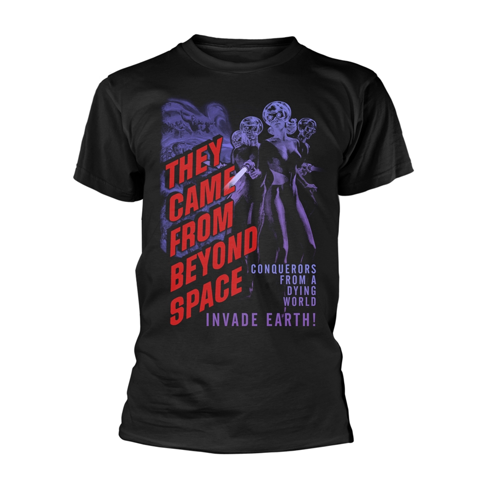 THEY CAME FROM BEYOND SPACE - T-SHIRT, THEY CAME FROM BEYOND SPACE (BLACK)