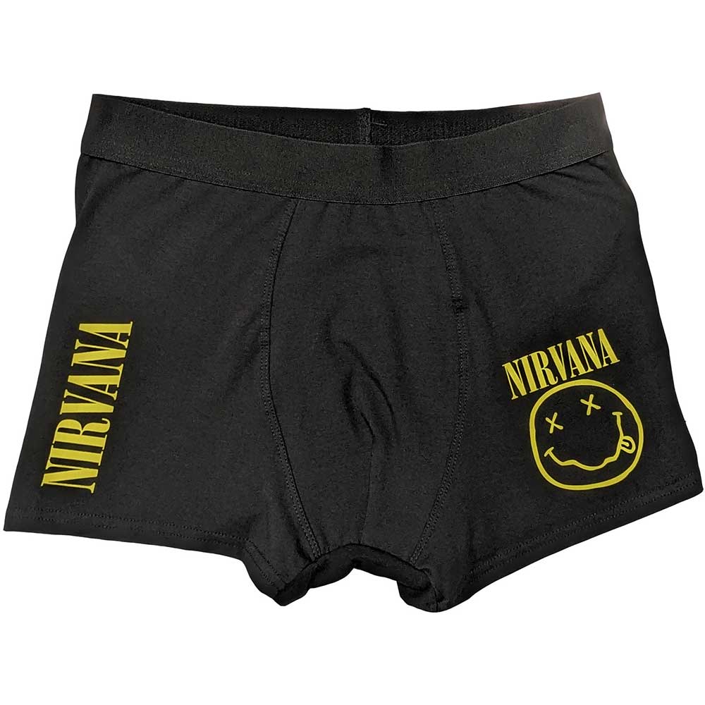 NIRVANA - UNISEX BOXERS, YELLOW SMILE - 2