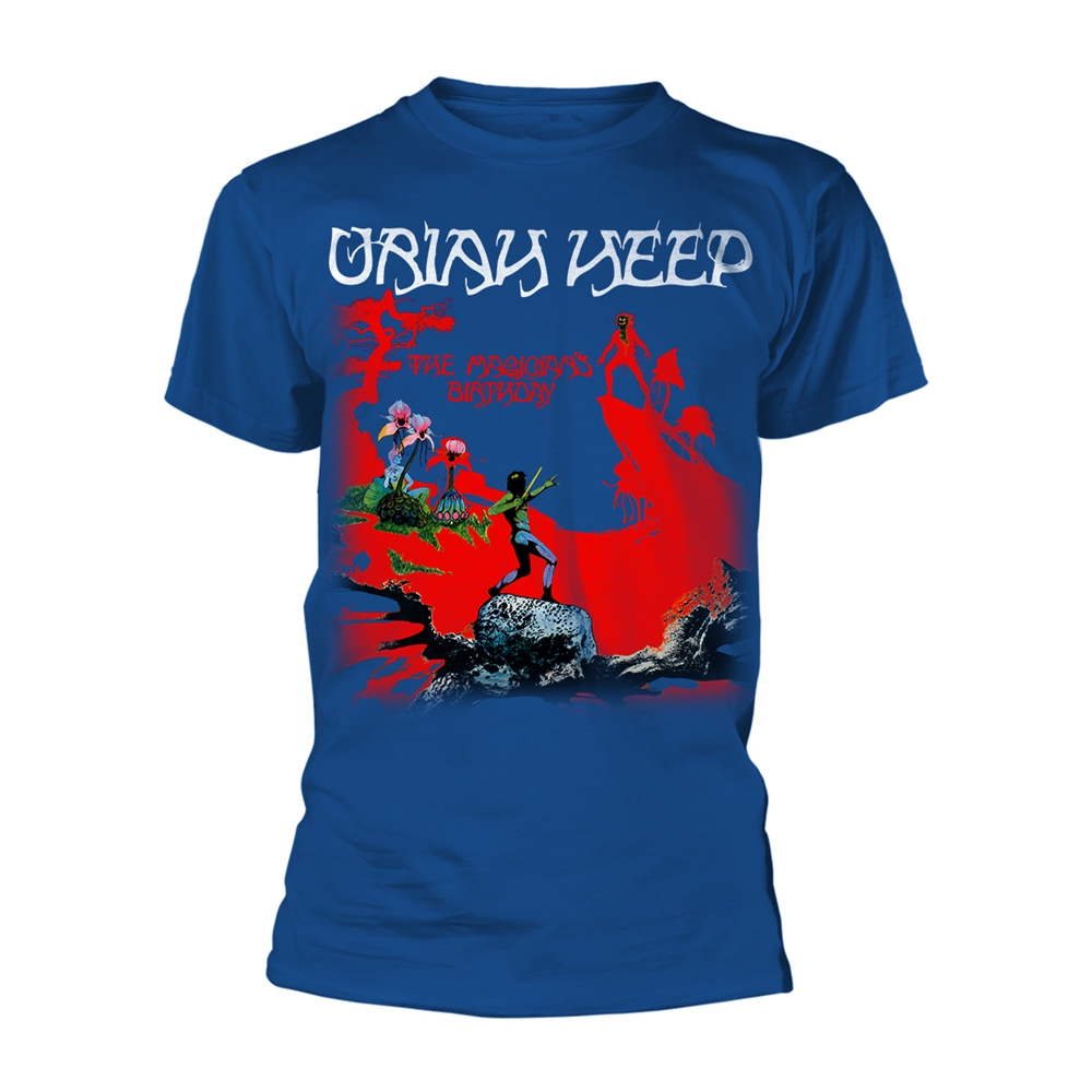 URIAH HEEP - T-SHIRT, THE MAGICIANS BIRTHDAY (BLUE)