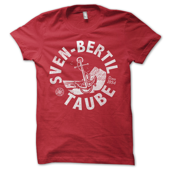 SVEN-BERTIL TAUBE - T-SHIRT, SINCE 1934 (RÖD)