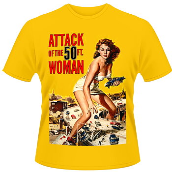 PLAN 9 - ATTACK OF THE 50FT WOMAN - T-SHIRT, ATTACK OF THE 50FT WOMAN