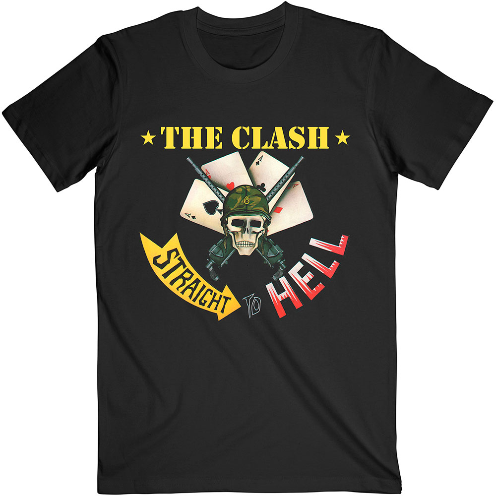 CLASH, THE - T-SHIRT, STRAIGHT TO HELL SINGLE - 3