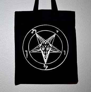 Baphomet pentagram - Tote bag/Vinyl bag 