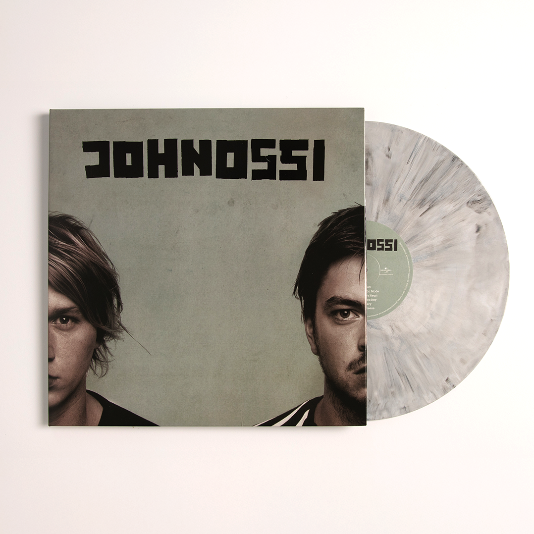 JOHNOSSI - S/T, BUNDLE (MARBLE VINYL LP + T-SHIRT) SIGNERAD - 3