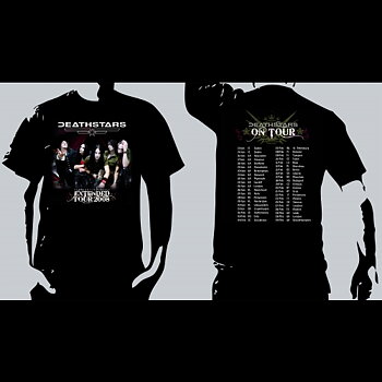 DEATHSTARS - T-SHIRT, EXTENDED TOUR 2008