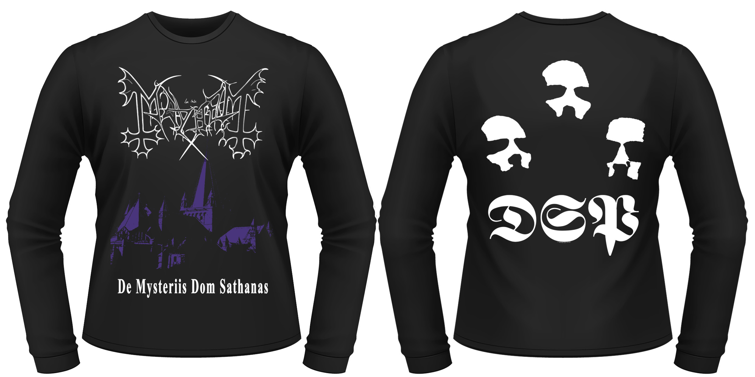 MAYHEM - LONG SLEEVE, DE MYSTERIIS DOM SATHANAS
