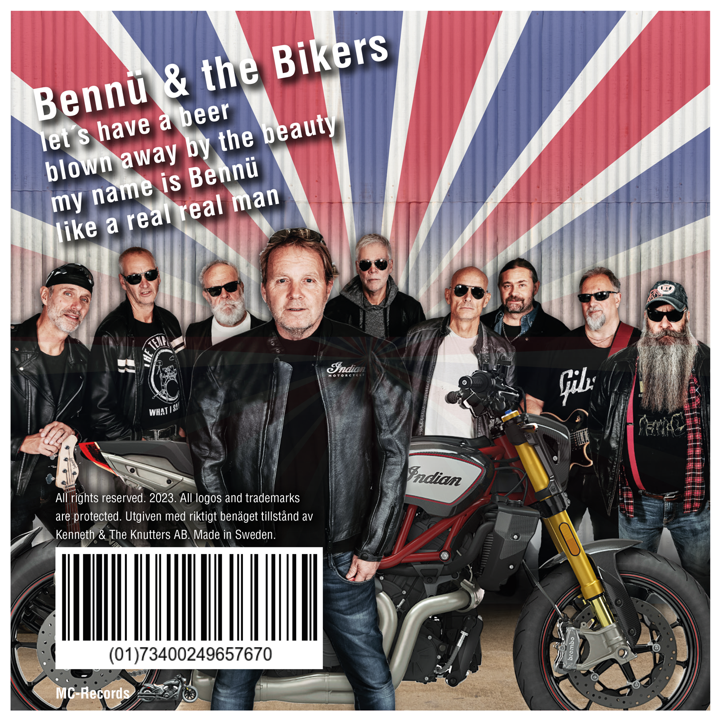 BENNÜ & THE BIKERS - LIKE A REAL REAL MAN (CD) - 2