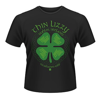 THIN LIZZY - T-SHIRT, FOUR LEAF CLOVER