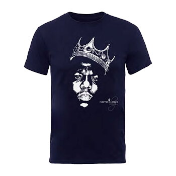 NOTORIOUS B.I.G., THE - T-SHIRT, BIGGIE CROWN FACE