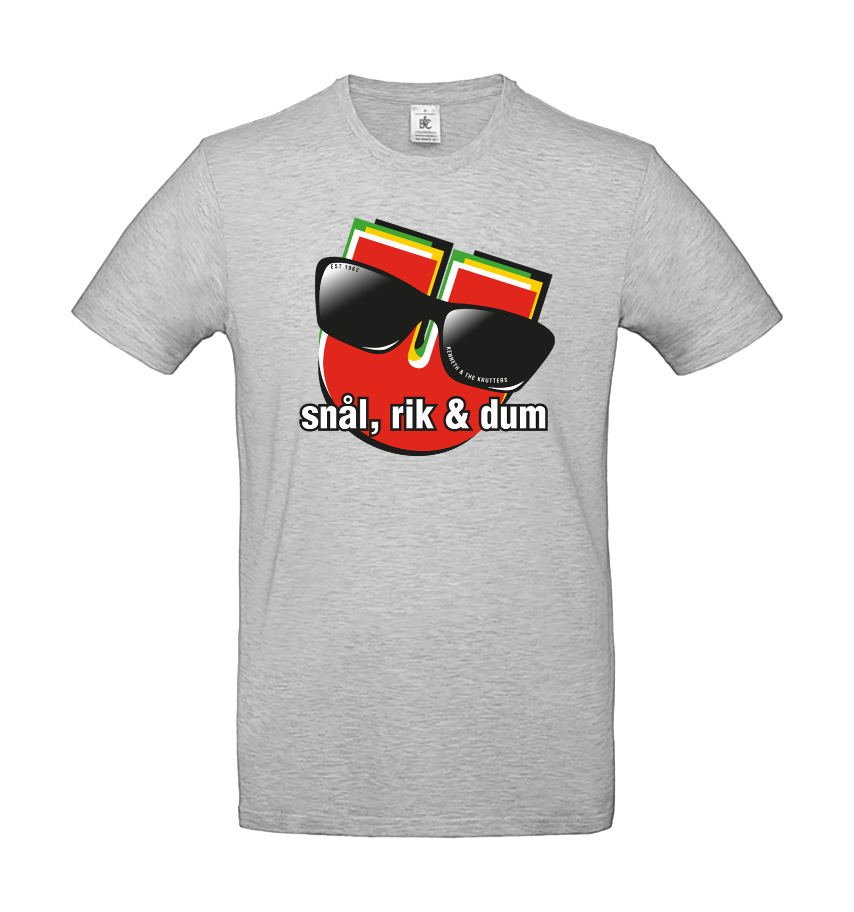 KENNETH & THE KNUTTERS - T-SHIRT, SNÅL, RIK & DUM