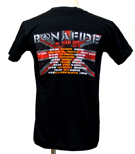 BONAFIDE - T-SHIRT, UK TOUR 2011 - 2