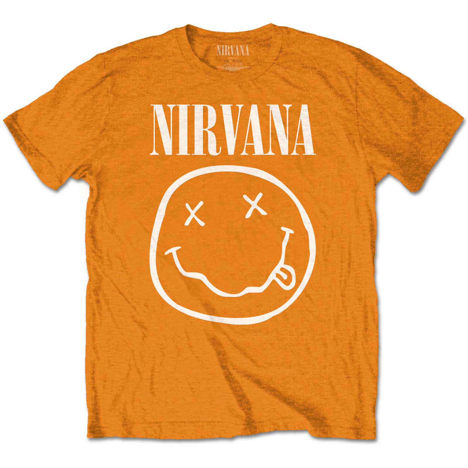 NIRVANA - KIDS T-SHIRT, WHITE SMILEY - 2