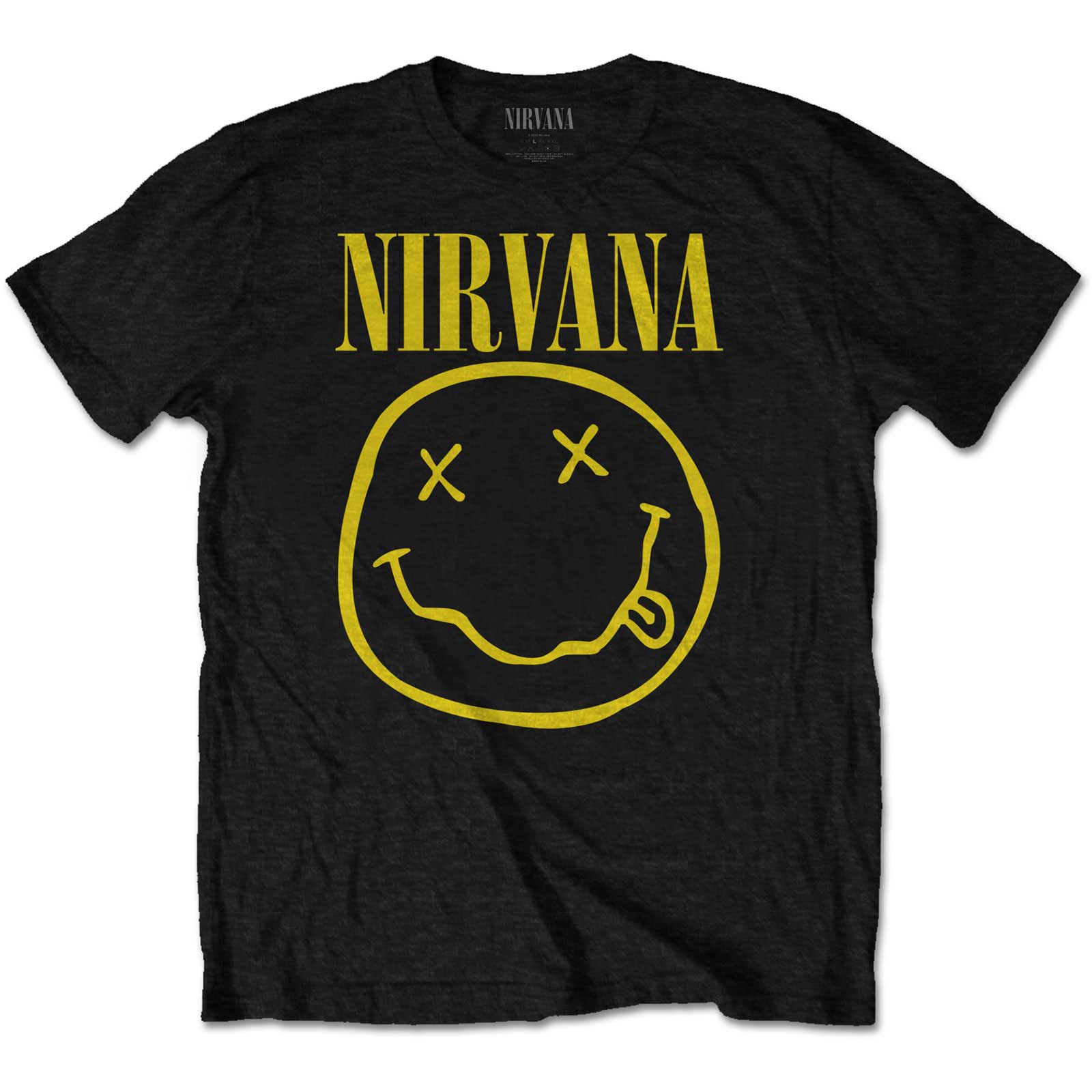 NIRVANA - KIDS T-SHIRT, YELLOW SMILEY - 2