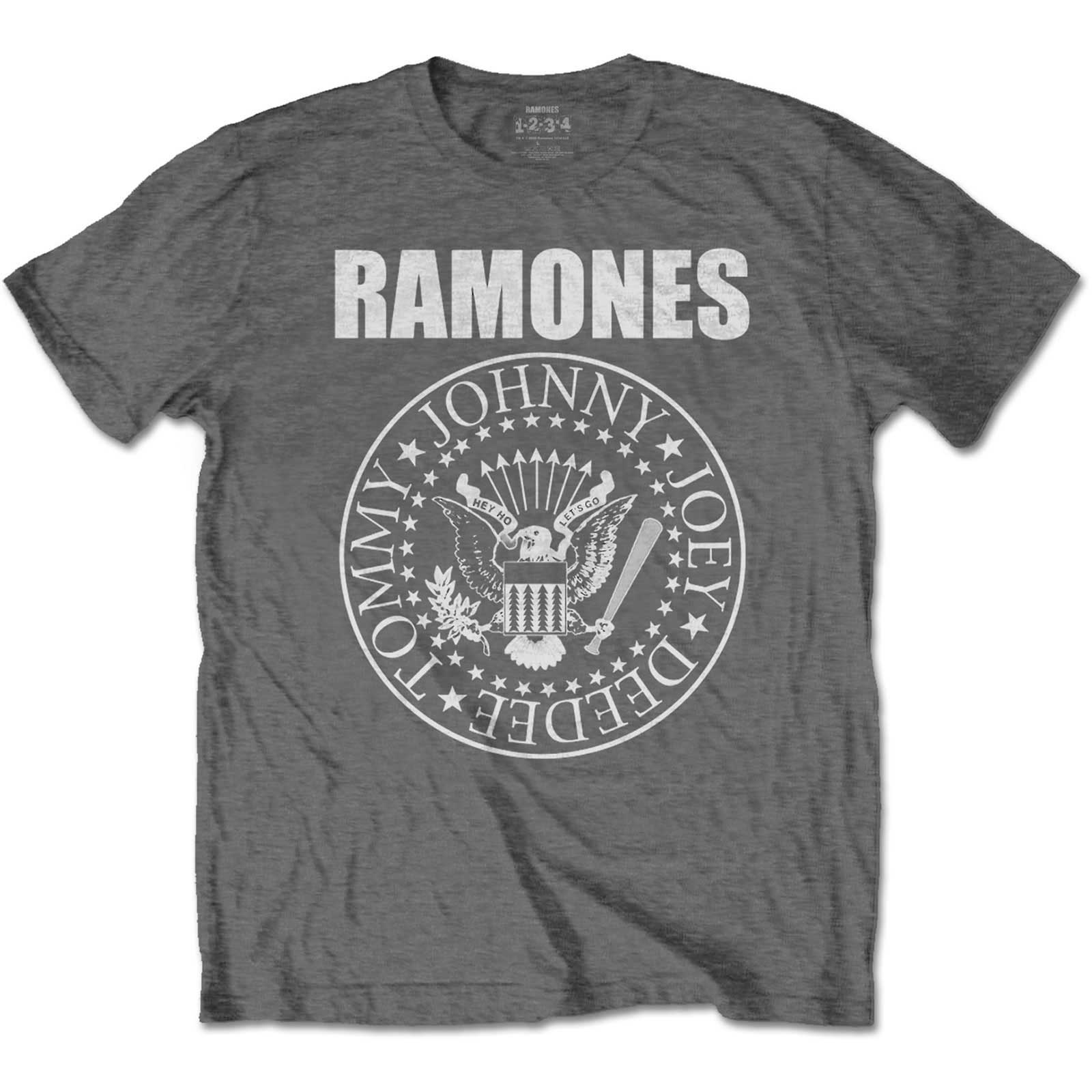 RAMONES - KIDS T-SHIRT, PRESIDENTIAL SEAL (CHARCOAL) - 2